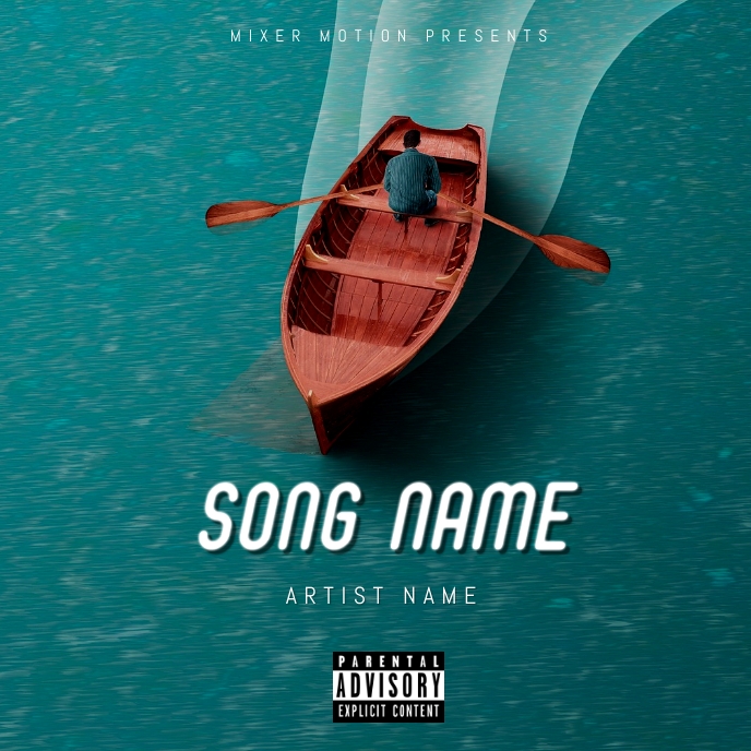 Album Cover Template PosterMyWall Album Cover Template PosterMyWall