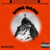 Album cover template