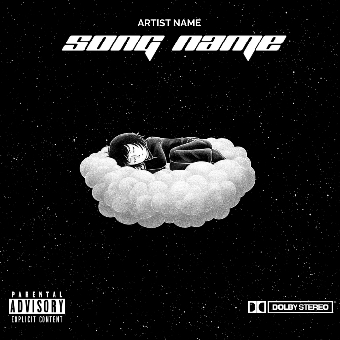 ALBUM COVER TEMPLATE PosterMyWall