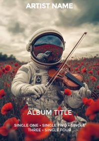 Braun Album Release A4 Template
