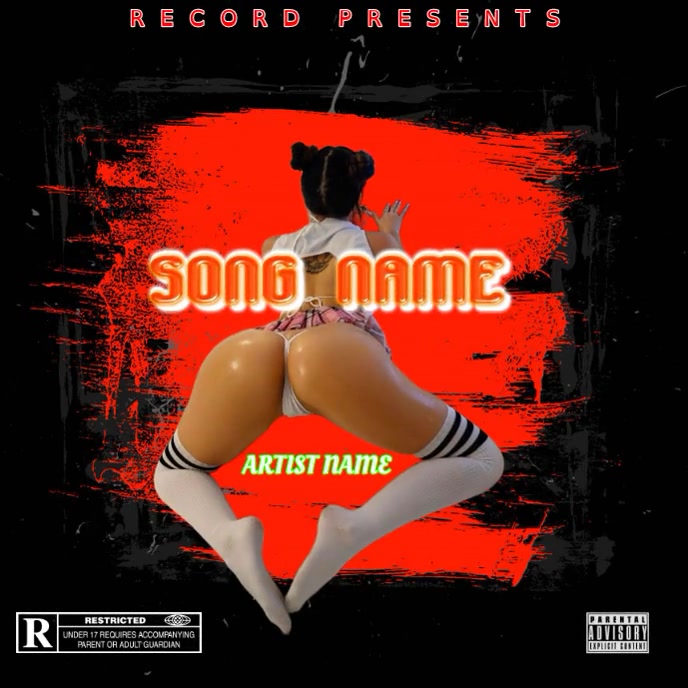 Album cover template Okładka albumu