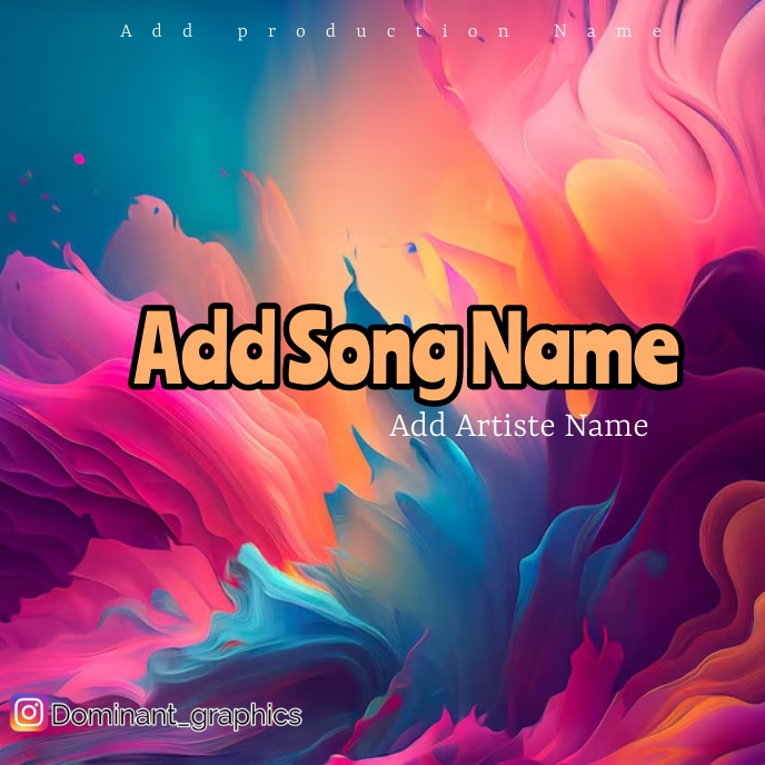 Album Cover Template PosterMyWall