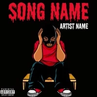 Album Cover - Voices template