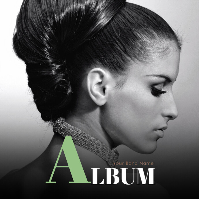 Album Cover Template with Portrait PosterMyWall