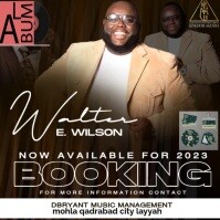 Black Music Album Promotion Instagram-bericht Template