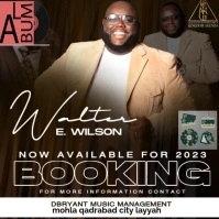 Album coverr Publicación de Instagram template