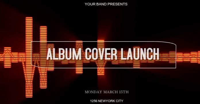 Modèle Album Cover Launch | PosterMyWall