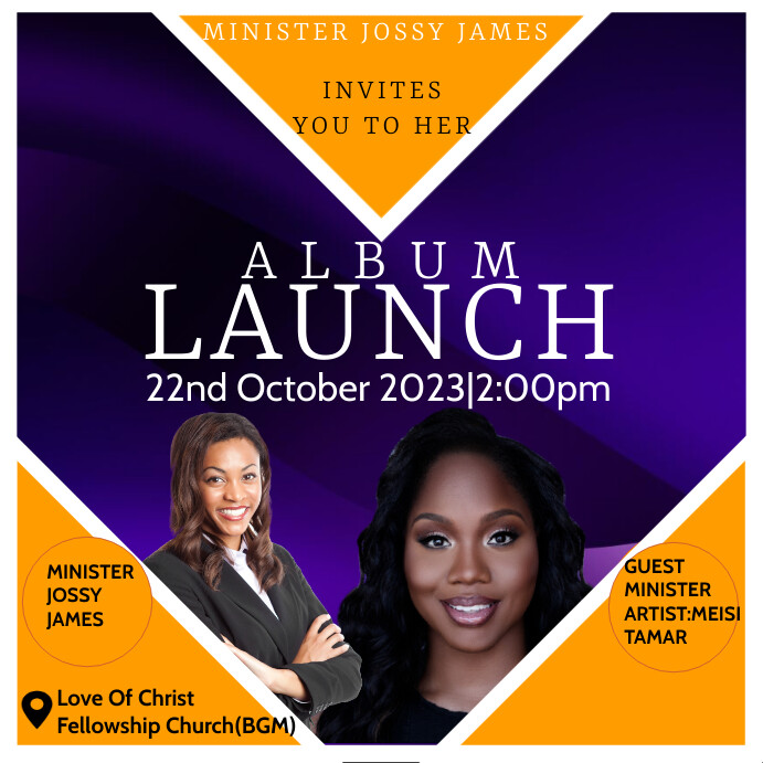 album launch poster Template | PosterMyWall