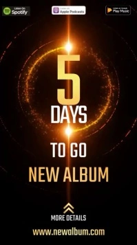 Album release ad template Tiktok Video