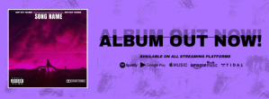 Pink Album Release Promotion Facebook Omslag Foto Template