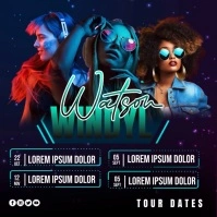 Album Tour Concert Message Instagram template