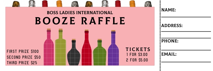 Alcohol Basket raffle Template | PosterMyWall