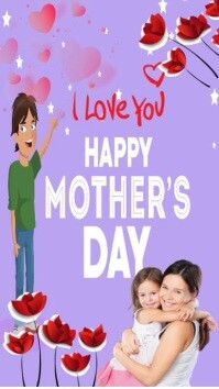 Alegre Video De Tik Tok Happy Mothers Day Vídeo De Tiktok template