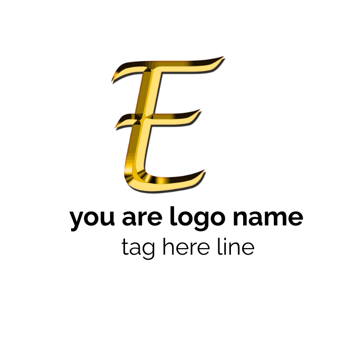 Copy of Alfhabet E logo | PosterMyWall