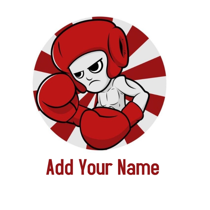 Alien Boxing Logo Mascot For Esport / gamer Logotyp template
