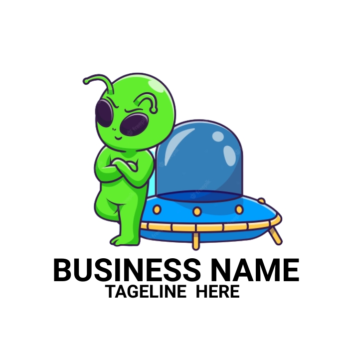 Alien logo Template | PosterMyWall