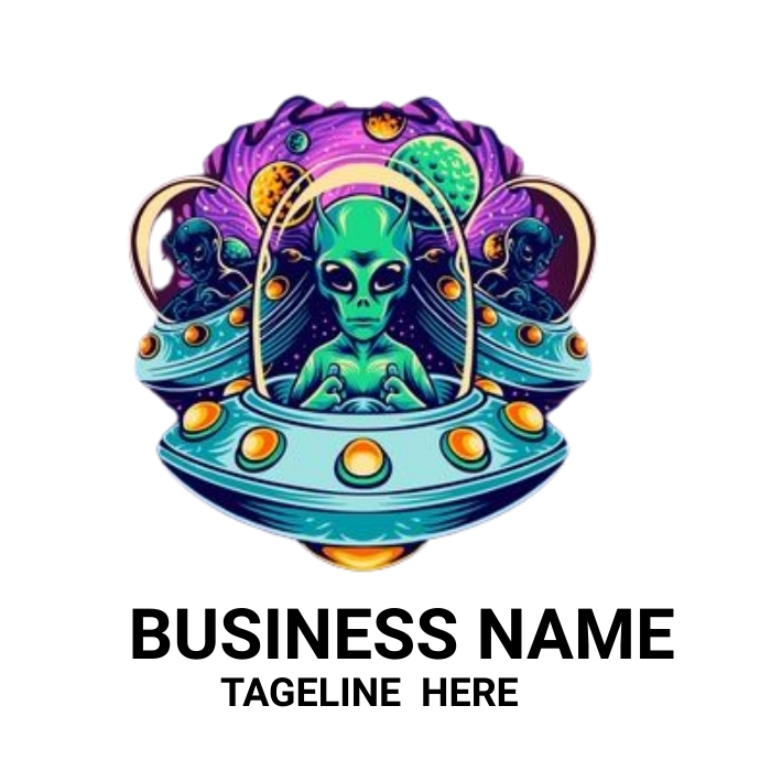 Alien logo Template | PosterMyWall