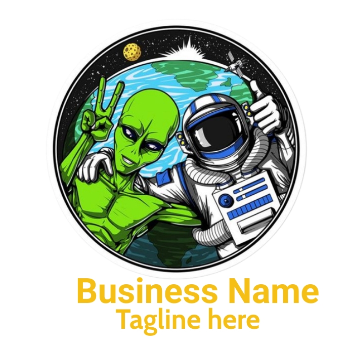 Alien logo Template | PosterMyWall