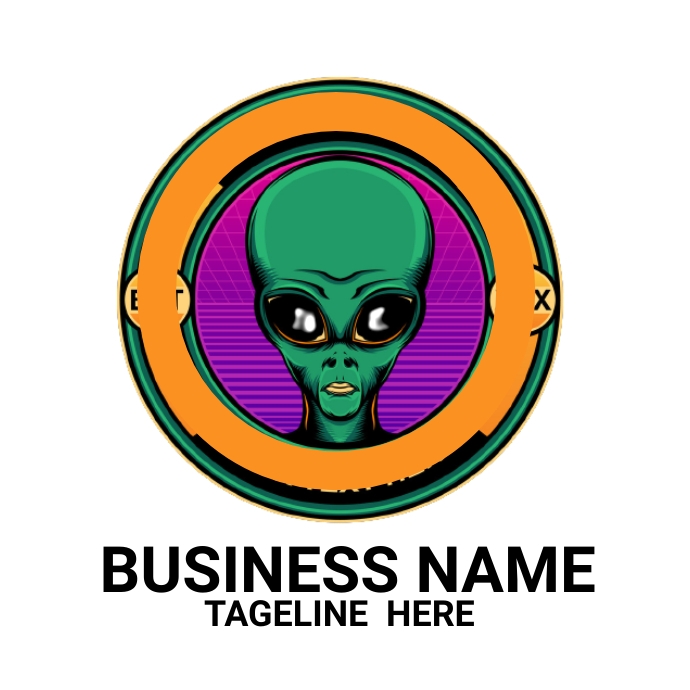 Alien logo Template | PosterMyWall