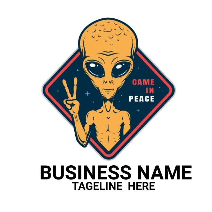 Alien logo Template | PosterMyWall