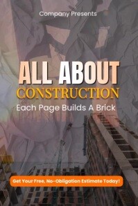 Brown Construction Services Poster Template