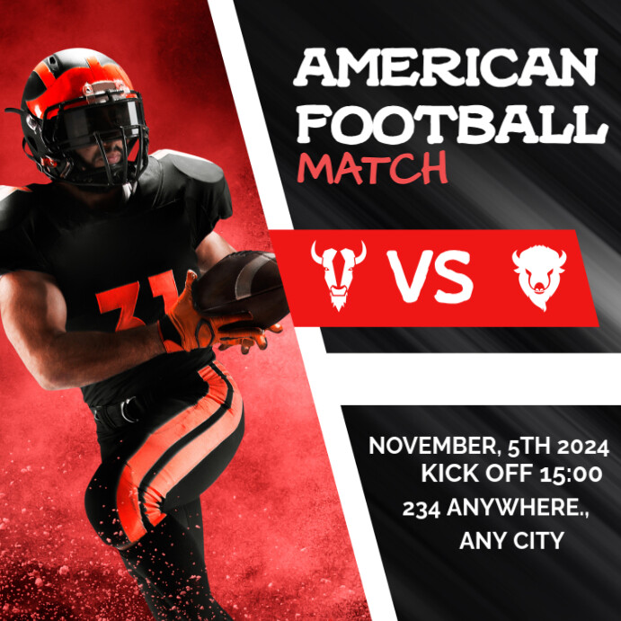 All American showdown Template | PosterMyWall