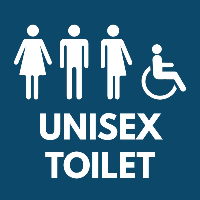 Copy of all gender restroom sign | PosterMyWall