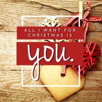 All I Want For Christmas Is You Quote Templat Instagram na Post template