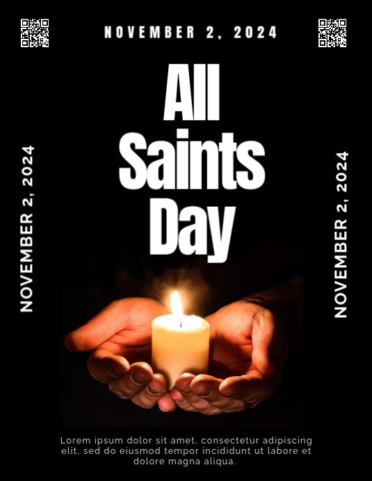 Plantilla de ALL SAINTS DAY | PosterMyWall