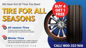All Season Tire Center Digital Display Video Ekran reklamowy (16:9) template