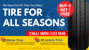 Blue Tire Promotion Digitalt display Template