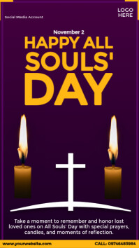 All Souls' Day Design Instagram Story template