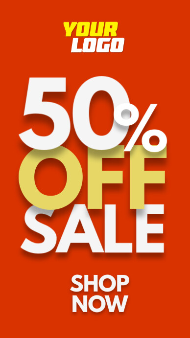 All type 50% sale instagram story ad template Indaba yaku-Instagram