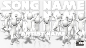 Blanc Song Release Thumbnail YouTube-miniature Template