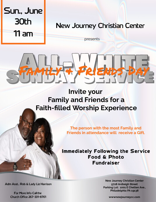Whitw Sunday Copy of All White Sunday Service | PosterMyWall