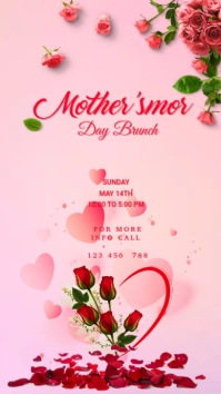 Almuerzo Especial para Mamá Instagram na Kuwento template