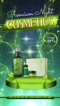 Aloe Vera Cosmetics Video Instagram Story template