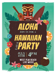 027 Template Ideas Poolty Birthday Invite Summer Invitation