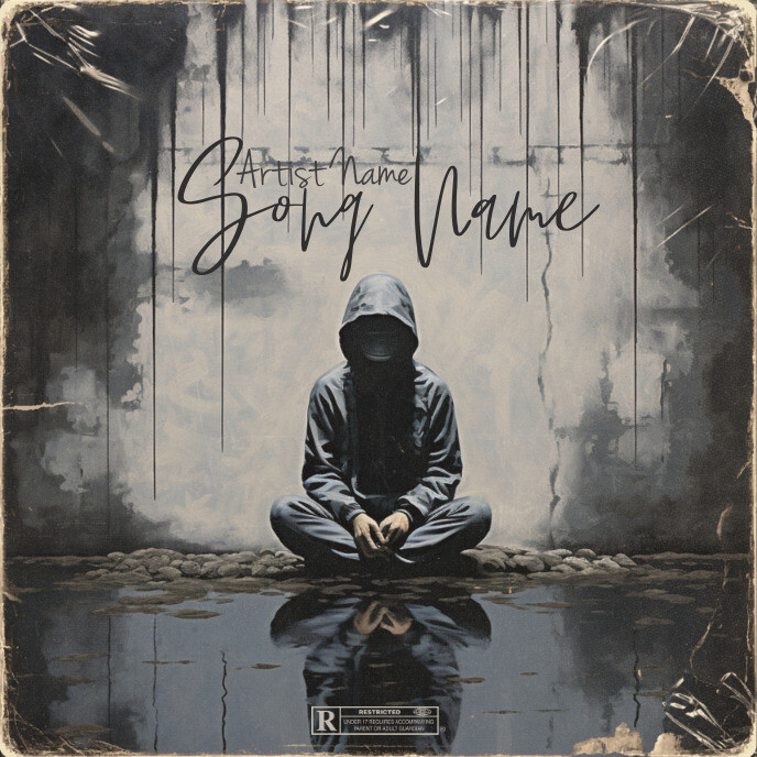 ALONE Cover Album music art trap mixtape rap Template | PosterMyWall