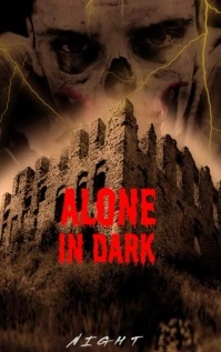 ALONE IN DARK Kindle-/boekomslagen template