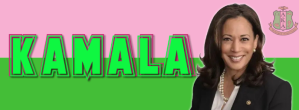 Alpha kappa Alpha Kamala Harris Facebook Cover Photo template