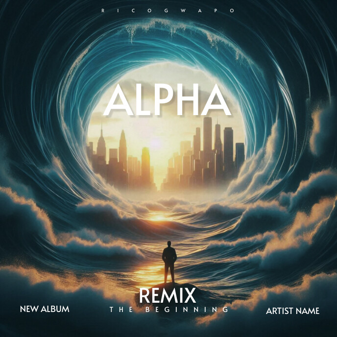 Album Remix ALPHA REMIX EDM ALBUM ARTWORK TEMPLATE | PosterMyWall