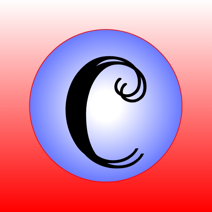 Alphabet C logo template