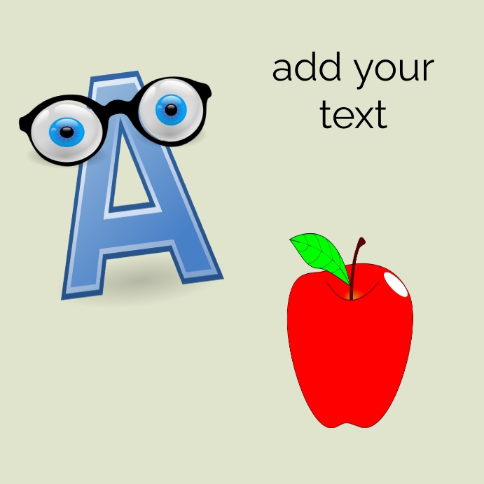 Alphabet Template | PosterMyWall