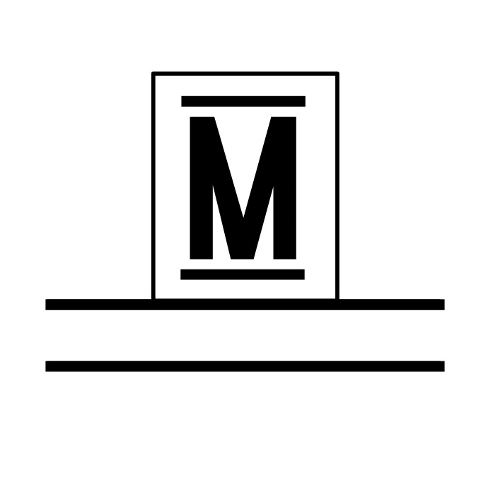 Alphanumeric logo template