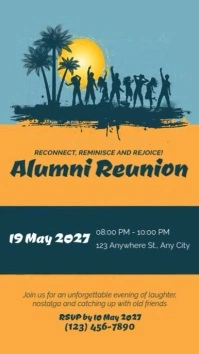 alumni reunion Instagram Reel template