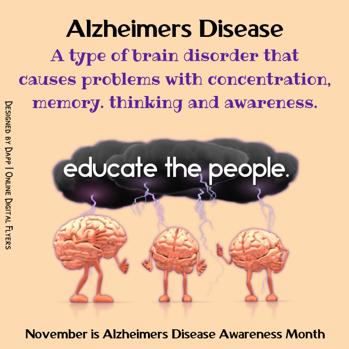 alzheimers Wpis na Instagrama template