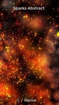 Amazing Abstract Sparks Clouds Background Instagram Reel template