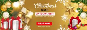 Amazing Christmas Sale Tumblr Banner template