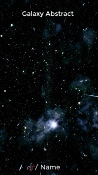 Amazing Galaxy Background Video Instagram Reel template